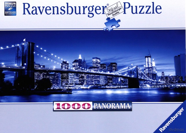 RAVENSBURGER 1000 el. Panorama, N. Jork Nocą [PUZZLE]