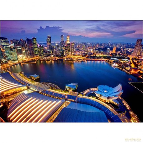 RAVENSBURGER 1000 El. Singapur Z Lotu Ptaka [PUZZLE]
