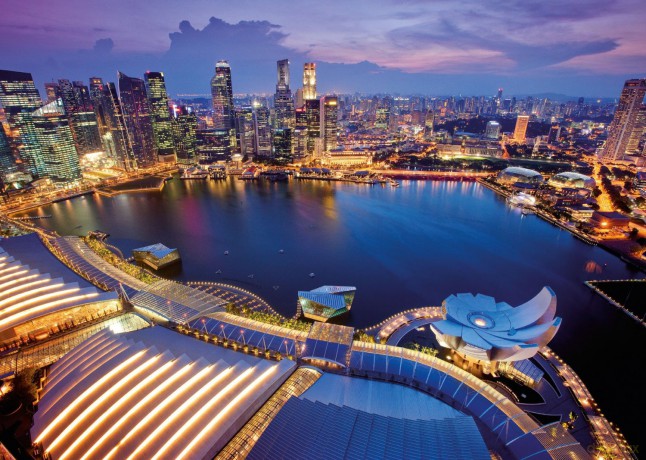 RAVENSBURGER 1000 El. Singapur Z Lotu Ptaka [PUZZLE]