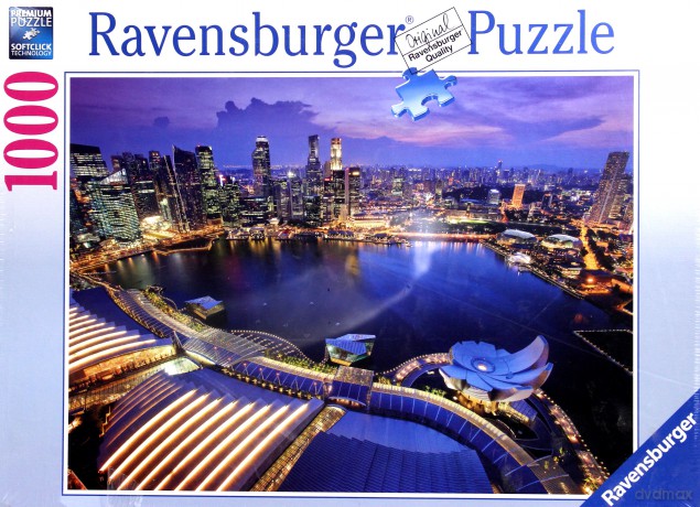 RAVENSBURGER 1000 El. Singapur Z Lotu Ptaka [PUZZLE]