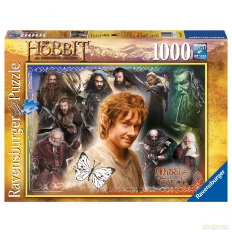 RAVENSBURGER 1000 El. The Little Hobbit [PUZZLE]
