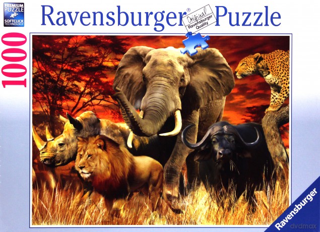 RAVENSBURGER 1000 el. Wielka Piątka [PUZZLE]