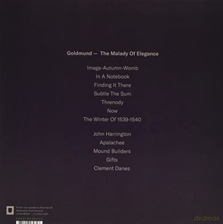 Goldmund: Malady Of Elegance [Winyl]