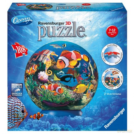 RAVENSBURGER 108 El. Kuliste Ocean [PUZZLE]