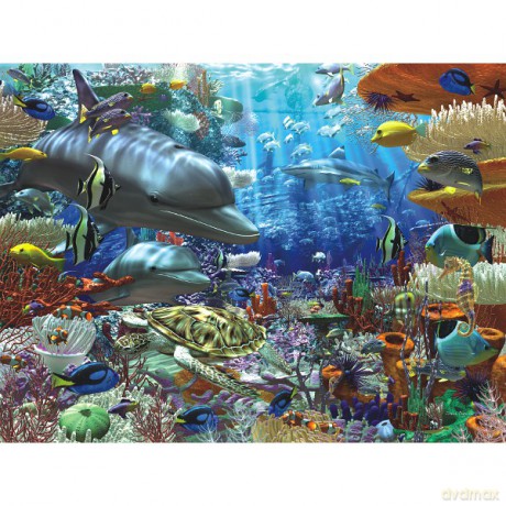 RAVENSBURGER 1500 el. Na Dnie Oceanu [PUZZLE]
