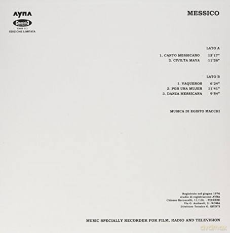 Egisto Macchi: Messico [Winyl]