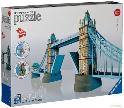 RAVENSBURGER 216 el. 3d Most Londyński [PUZZLE]