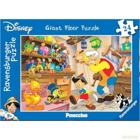 RAVENSBURGER 24 El. Pinokio Podłogowe [PUZZLE]