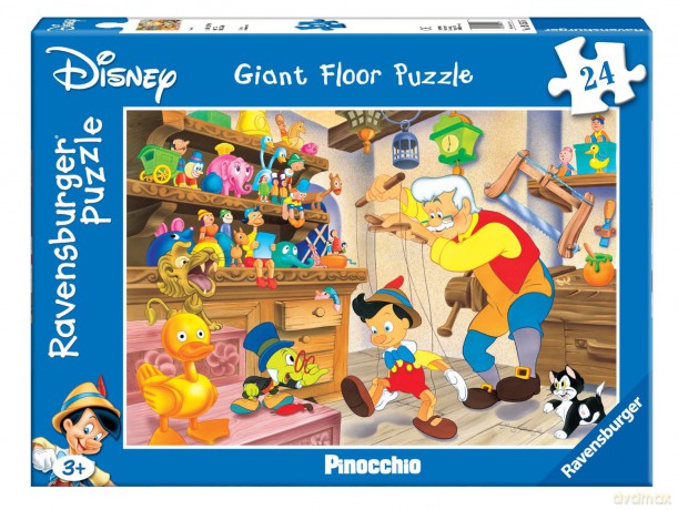 RAVENSBURGER 24 El. Pinokio Podłogowe [PUZZLE]