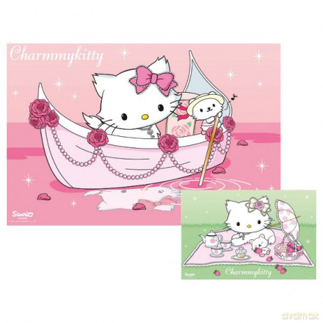 RAVENSBURGER 2x20 El. Czarująca Kitty [PUZZLE]