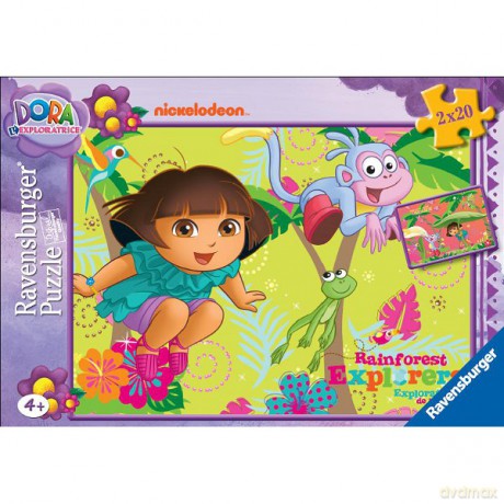 RAVENSBURGER 2x20 El. Dora [PUZZLE]