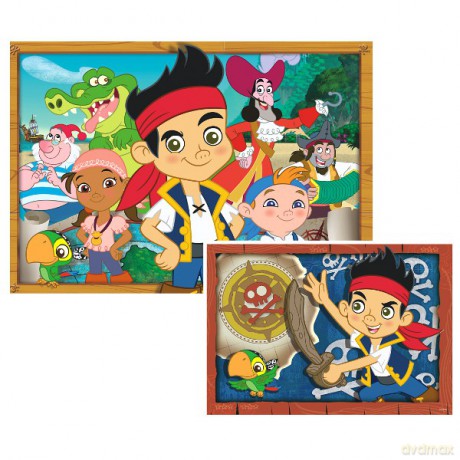RAVENSBURGER 2x20 El. Jake Poszukuje Skarbów [PUZZLE]