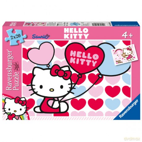 RAVENSBURGER 2x20 El. Świat Hello Kitty [PUZZLE]