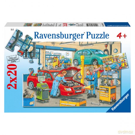 RAVENSBURGER 2x20 El. W Warsztacie [PUZZLE]