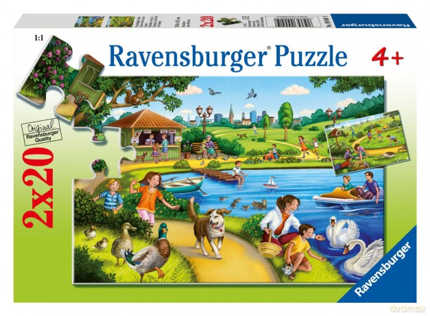 RAVENSBURGER 2x20 El. Zabawy W Parku [PUZZLE]