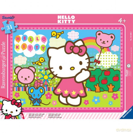 RAVENSBURGER 3048 El. Hello Kitty Na Jarmarku [PUZZLE]