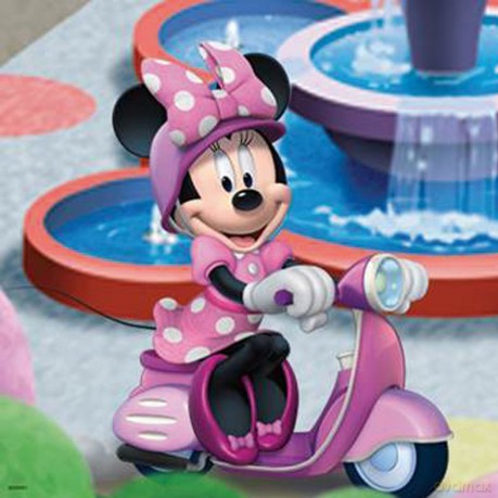 RAVENSBURGER 3x49 el. Minnie W Parku [PUZZLE]