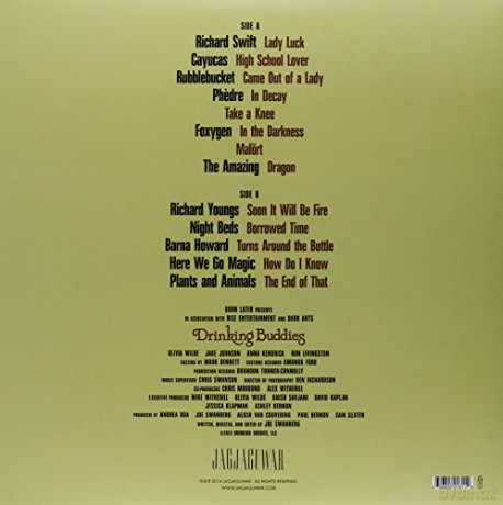 Music From Drinking Buddies: A Fil by Joe Swanberg [Winyl]