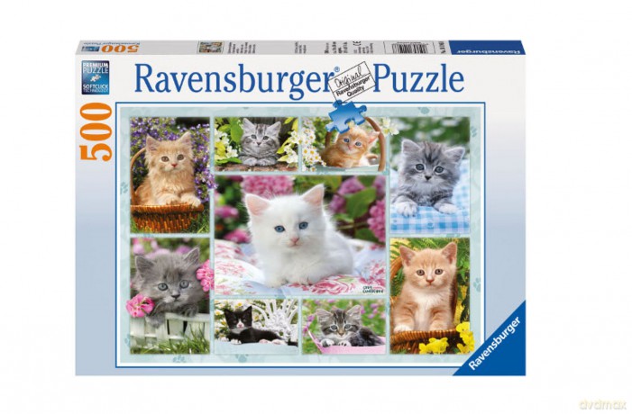 RAVENSBURGER 500 el. Kotki W Koszyku [PUZZLE]