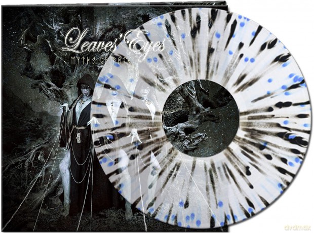 Leaves' Eyes: Myths Of Fate - Blue / Black Splatter [Winyl]