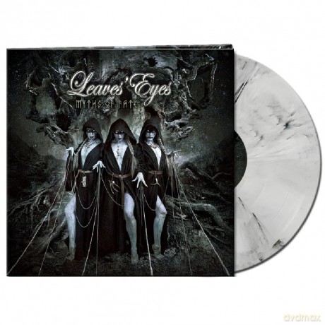 Leaves' Eyes: Myths Of Fate - White / Black Marbled [Winyl]