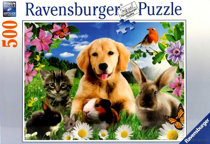 RAVENSBURGER 500 el. Zwierzęta Domowe [PUZZLE]