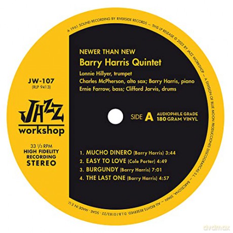 Barry Harris Quintet: Newer Than New [Winyl]