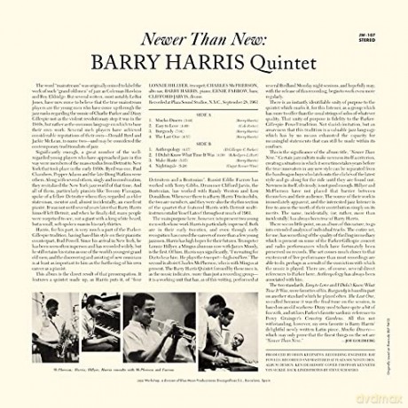 Barry Harris Quintet: Newer Than New [Winyl]