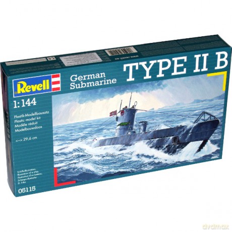 Revell German Submarine Type Iib [ZABAWKA]