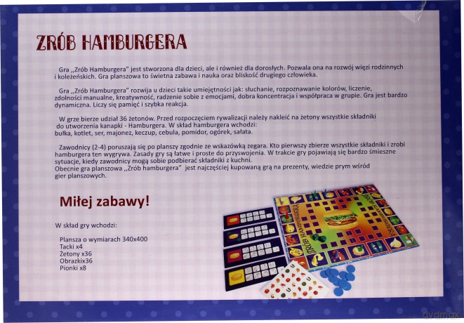 Samopol Gra Zrób Hamburgera [GRA]