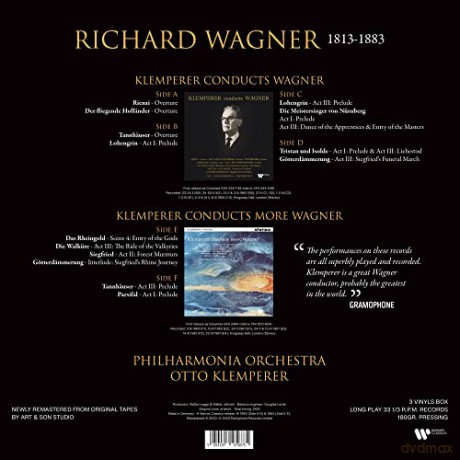 Otto Klemperer: Otto Klemperer Conducts Wagner [3xWinyl]
