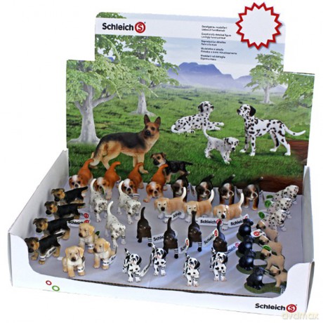 Schleich Display Szczeniaki 36 Szt [FIGURKA]
