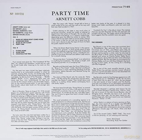 Arnett Cobb: Party Time -Hq- [Winyl]