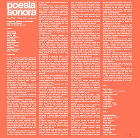 Poesia Sonora [Winyl]