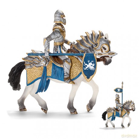 Schleich Rycerz Gryfa Z Lancą Na Koniu [FIGURKA]