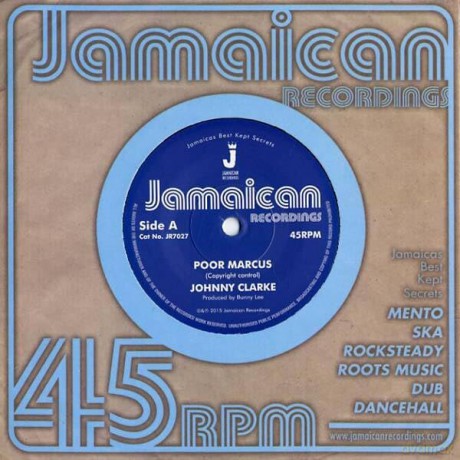 Johnny Clarke: Poor Marcus/Version [Winyl]