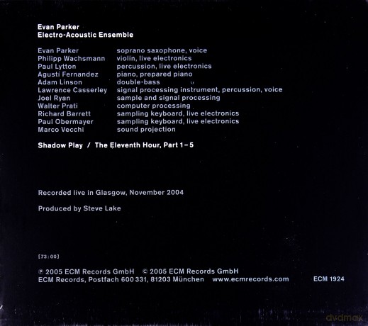 Parker Evan Electro-Acoustic Ensemble: The Eleventh Hour [CD]