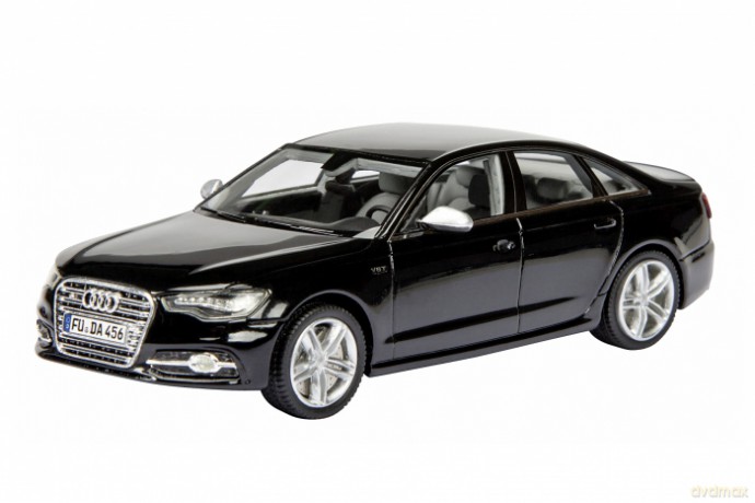 Schuco Audi S6 (brillantblack) [ZABAWKA]