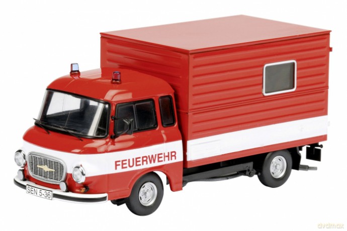 Schuco Barkas B 1000 Feuerwehr Koffer [ZABAWKA]