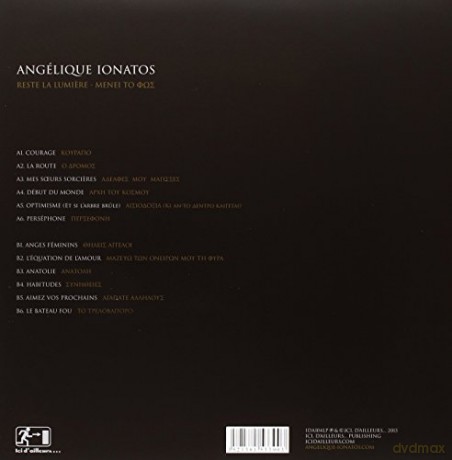 Angelique Ionatos: Reste La Lumiere [Winyl]