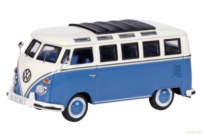 Schuco Volkswagen T1 Samba (bluewhite) [ZABAWKA]