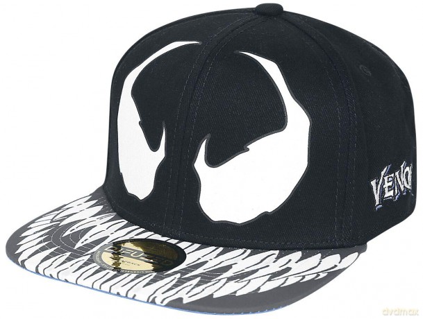 Napalm Death: Sap-Media Marvel Comics Spider-Man Venom Snapback Baseball Cap, Black