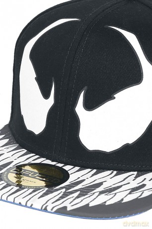 Napalm Death: Sap-Media Marvel Comics Spider-Man Venom Snapback Baseball Cap, Black