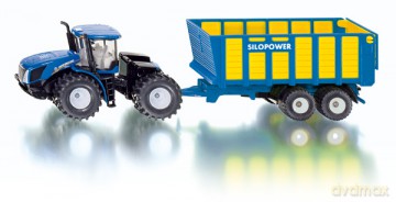 Siku Farmer New Holland Z Przyczepą T9,560 [ZABAWKA]