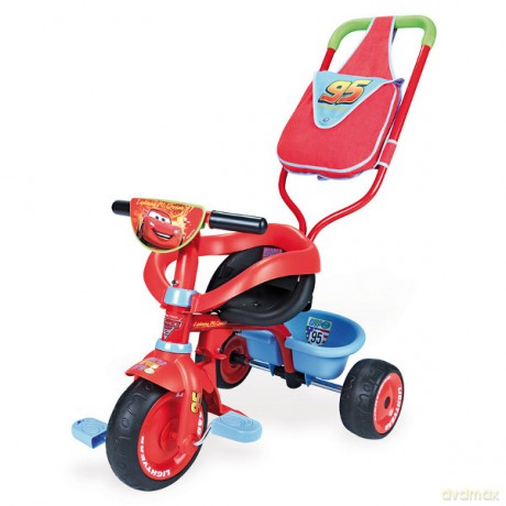 Smoby Rowerek Cars 2 Trzykołowy Z Torbą [ZABAWKA]