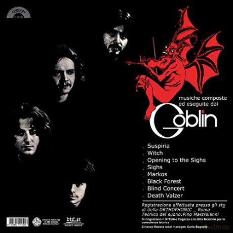 Goblin: Suspiria (140 Gr. Black Gatefold Limited Edt.) [Winyl]