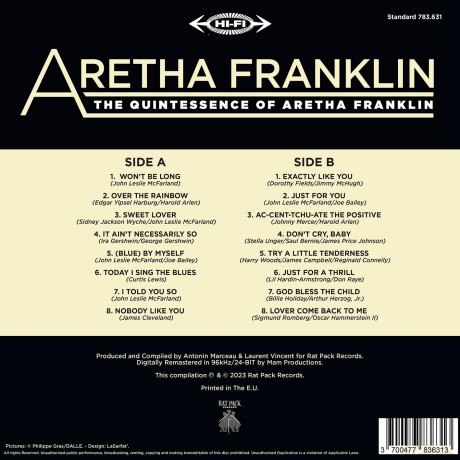 Aretha Franklin: The Quintessence Of [Winyl]