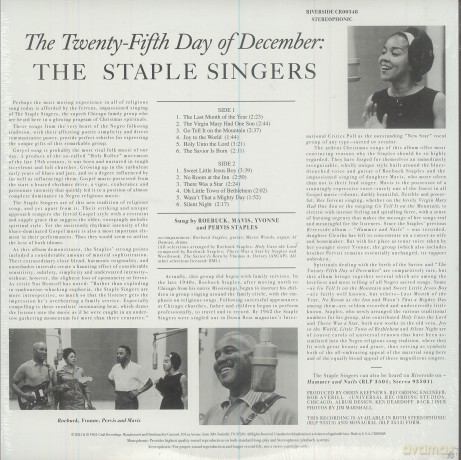 Staple Singers: The Twenty-Fifth Day Of December [Winyl]