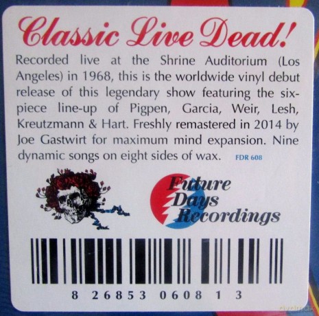 Grateful Dead: Three From the Vault [4xWinyl]