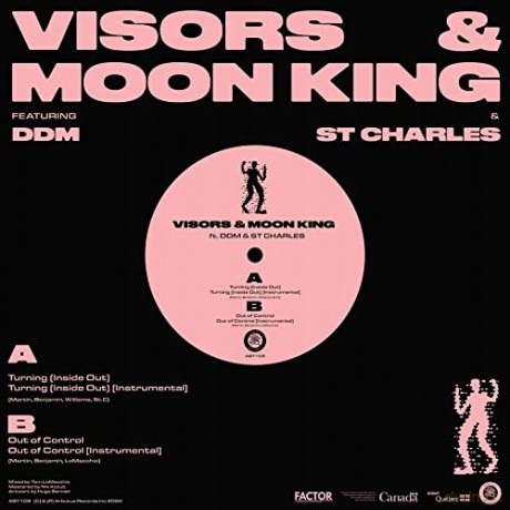 Visors And Moon King: Turning (Inside Out) B/W Out Of Control [Winyl]